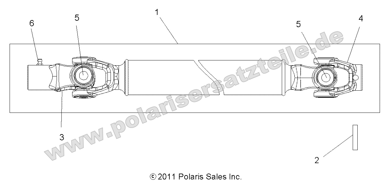 Drive Train, Front Prop Shaft Drive Train, Front Prop Shaft