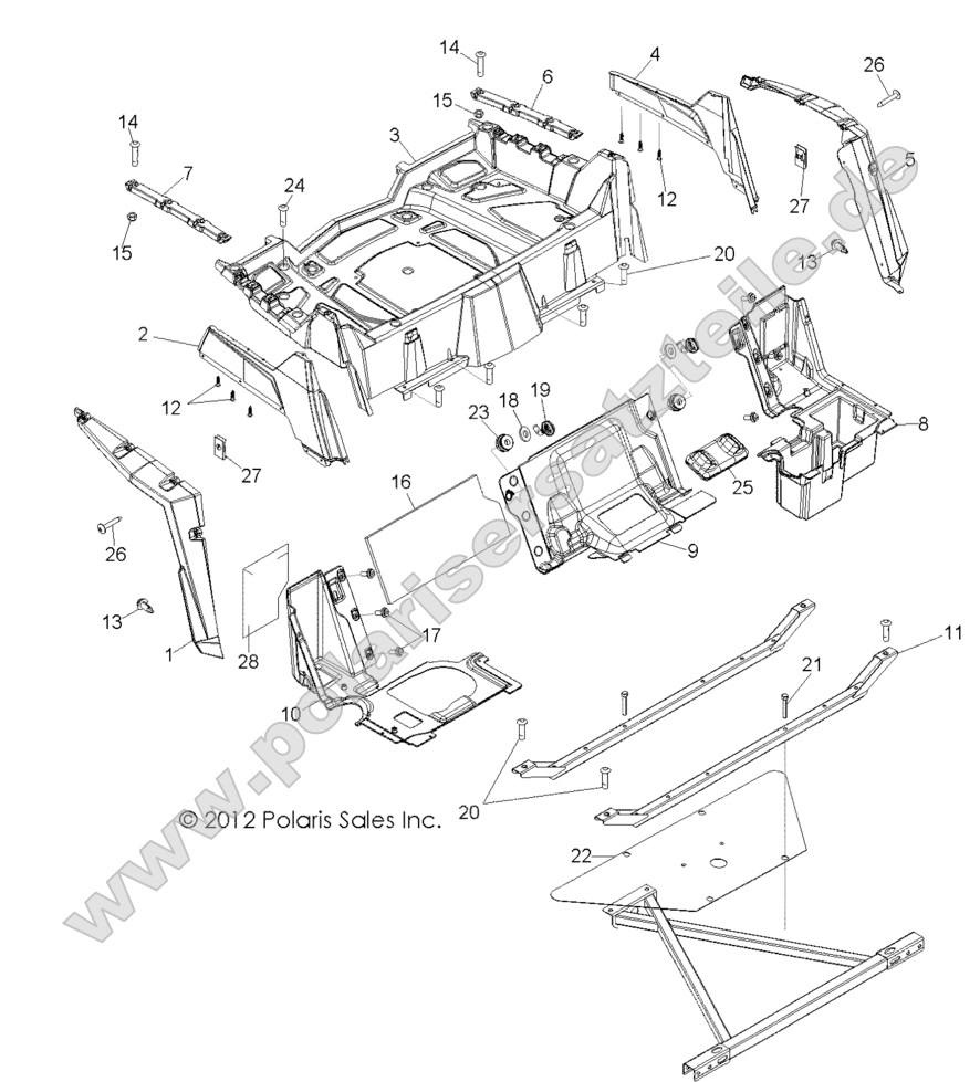 BODY, REAR RACK and FENDERS BODY, REAR RACK and FENDERS