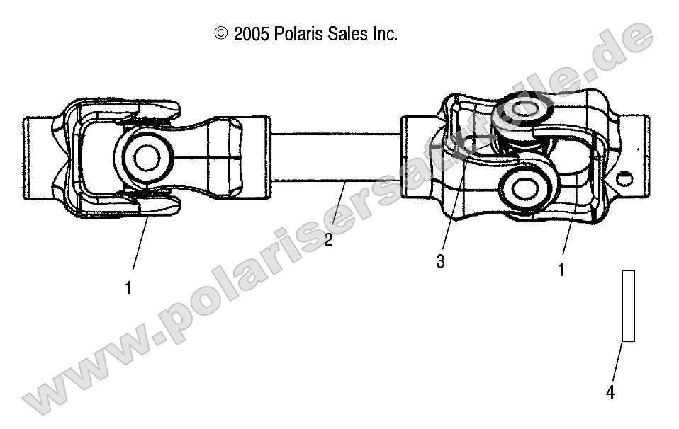 Rear Prop Shaft
