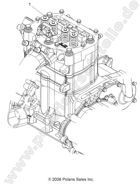 ENGINE, LONG BLOCK