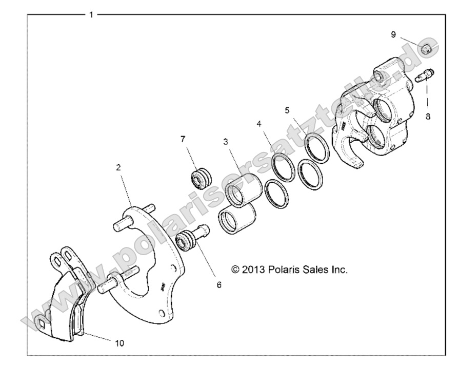 BRAKES, REAR CALIPER BRAKES, REAR CALIPER