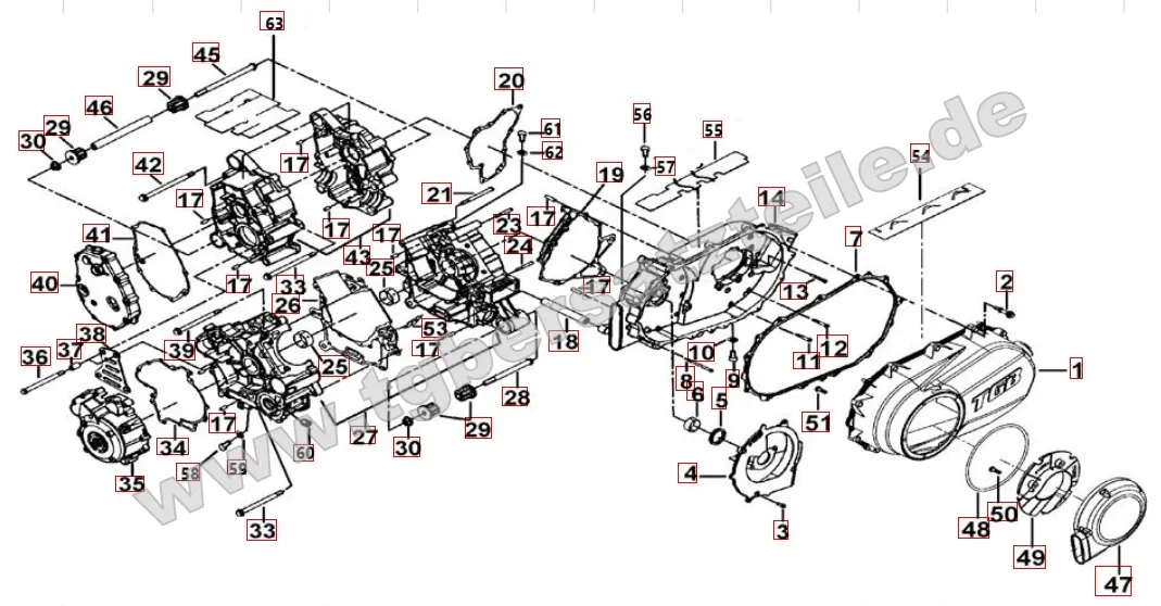 Motorgehäuse Motorgehäuse