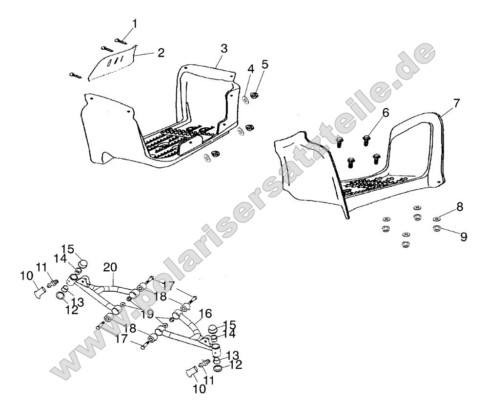 Swing Arm/Footrest Swing Arm/Footrest