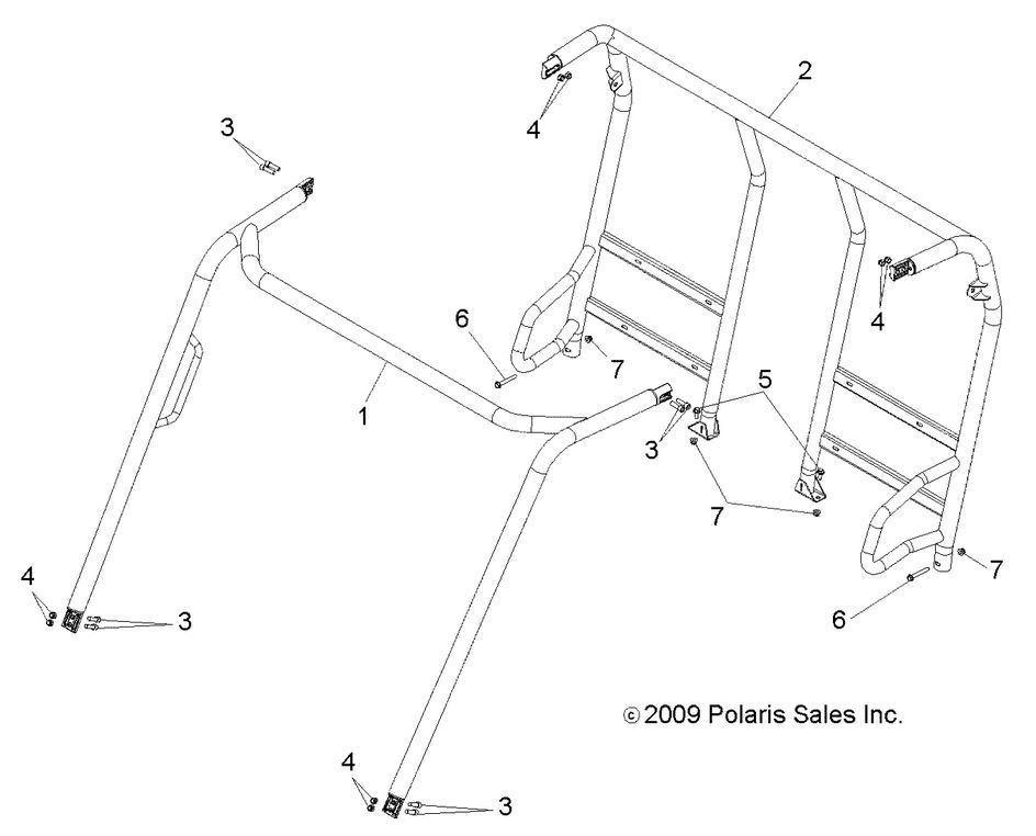 CHASSIS, CAB FRAME