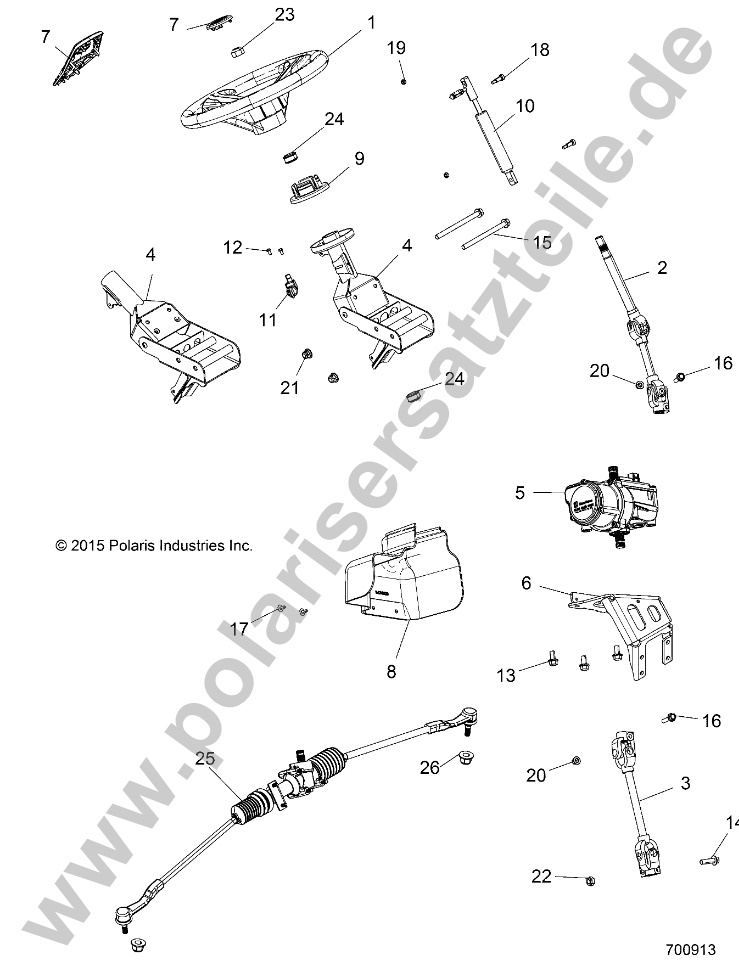 STEERING, POWER STEERING ASM STEERING, POWER STEERING ASM