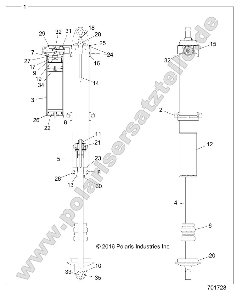 Suspension, Rear Shock Internals Suspension, Rear Shock Internals