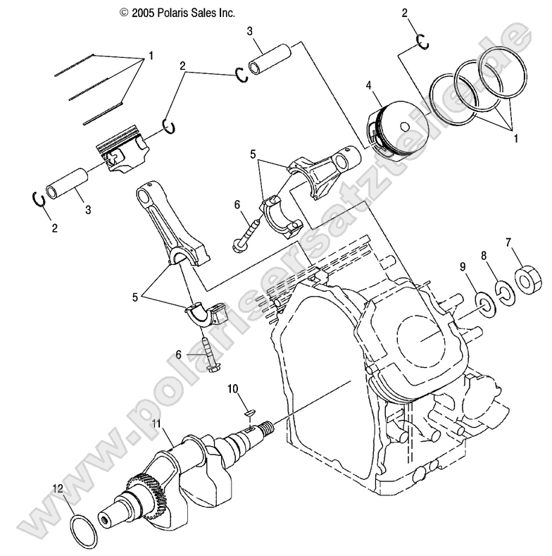 CRANKSHAFT AND PISTON CRANKSHAFT AND PISTON
