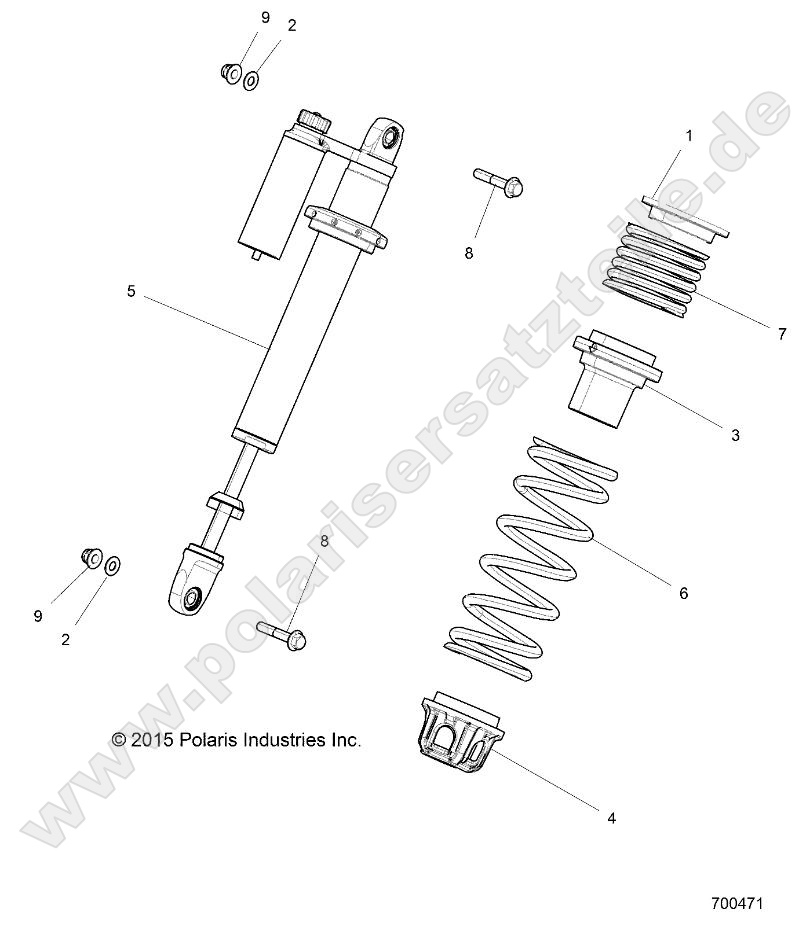 SUSPENSION, FRONT SHOCK MOUNTING SUSPENSION, FRONT SHOCK MOUNTING