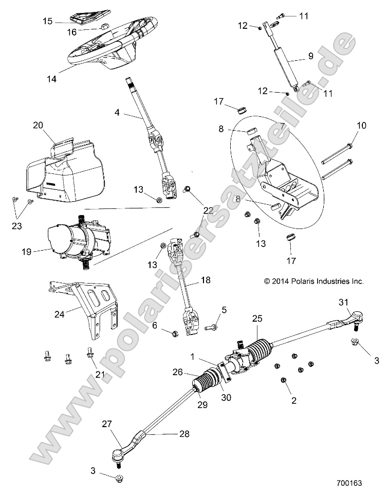Steering, Power Steering Asm. Steering, Power Steering Asm.