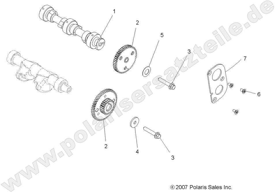 ENGINE, CAMSHAFT and GEARS