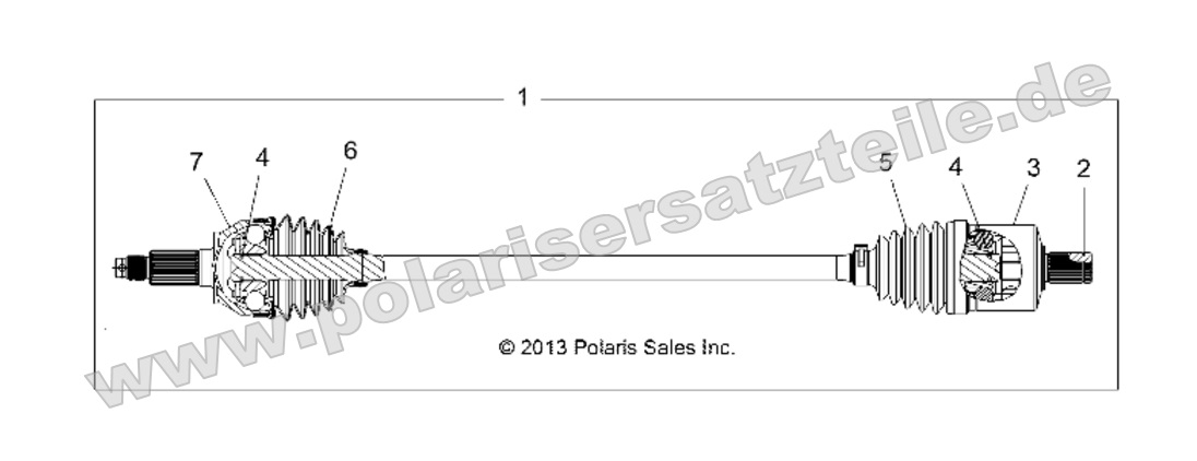 DRIVE TRAIN, FRONT HALF SHAFT DRIVE TRAIN, FRONT HALF SHAFT