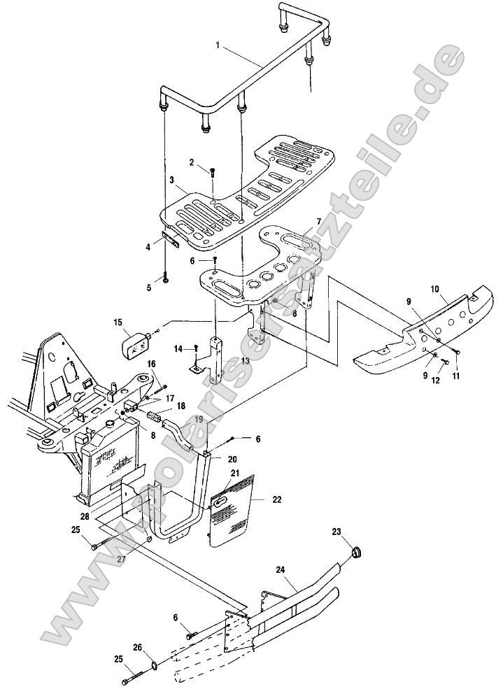 Front Rack and Bumper Mounting Front Rack and Bumper Mounting