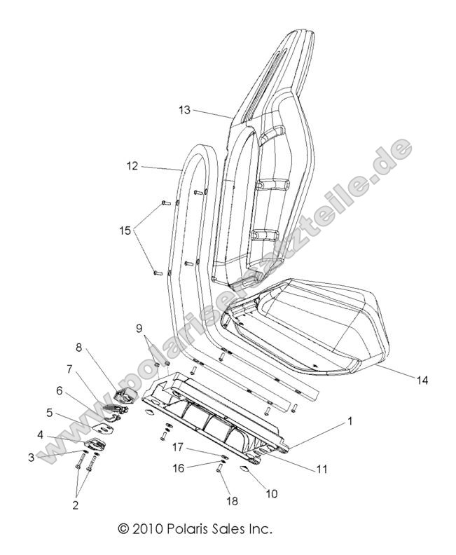 BODY, SEAT ASM BODY, SEAT ASM