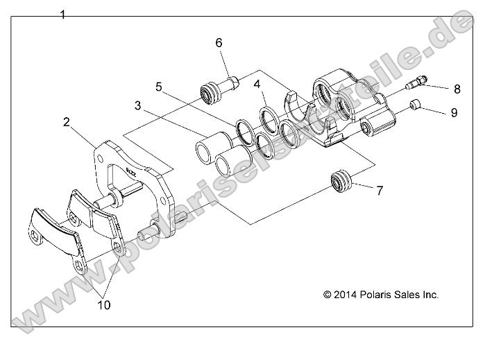 Brakes, Caliper Rear Brakes, Caliper Rear