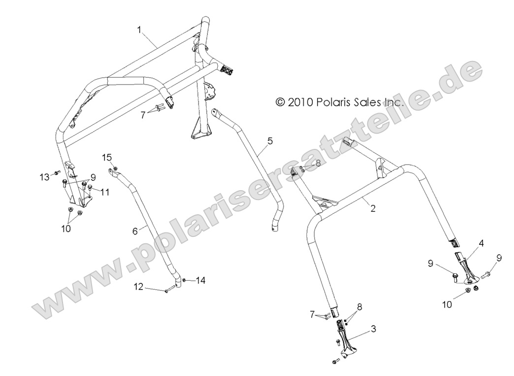 CHASSIS, CAB FRAME and SIDE BARS CHASSIS, CAB FRAME and SIDE BARS