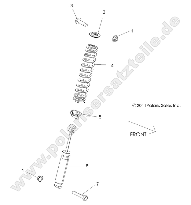 SUSPENSION, FRONT SHOCK MOUNTING SUSPENSION, FRONT SHOCK MOUNTING