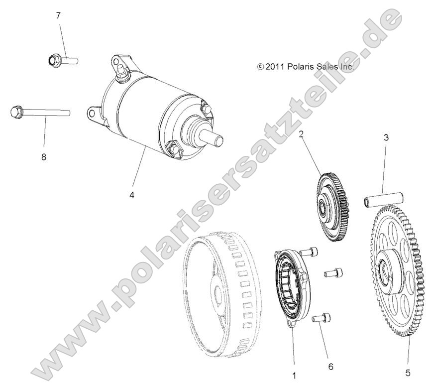 ENGINE, STARTER DRIVE ENGINE, STARTER DRIVE