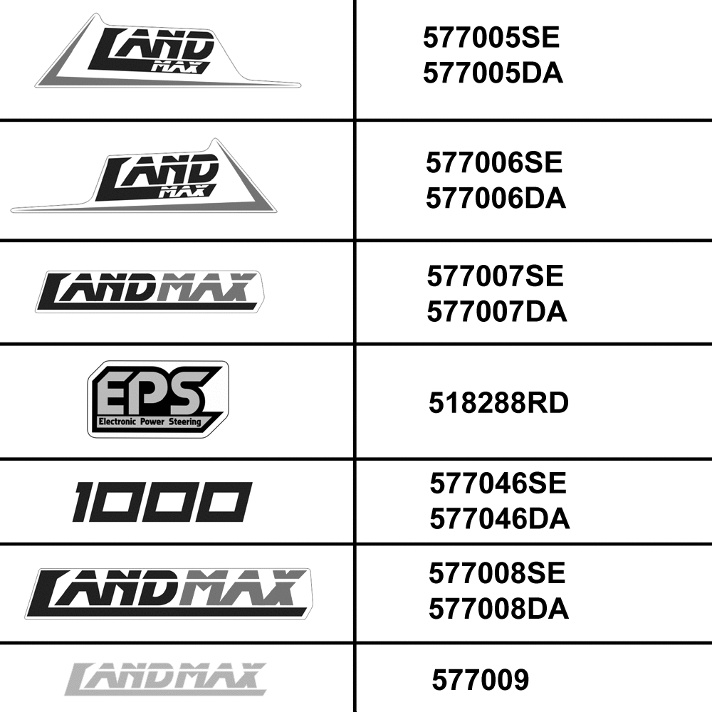 Aufkleber Landmax SE Aufkleber Landmax SE