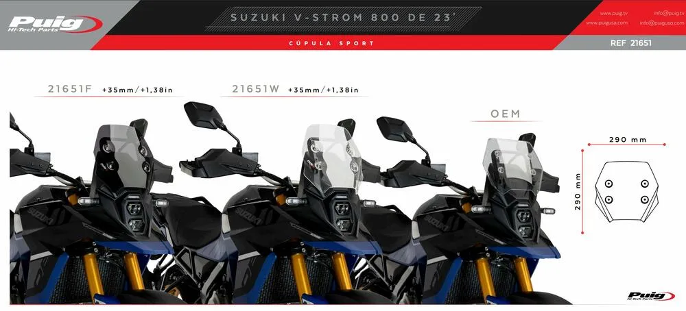 Puig_Sport_Verkleidungsscheibe_Getoent___Suzuki_DL_800_V_Strom__21651H_vergleich Puig Sport Verkleidungsscheibe Getönt - Suzuki DL 800 V-Strom 2023-24