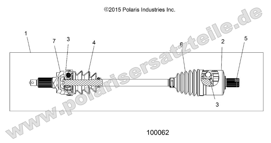 Drive Train, Drive Shaft, Front