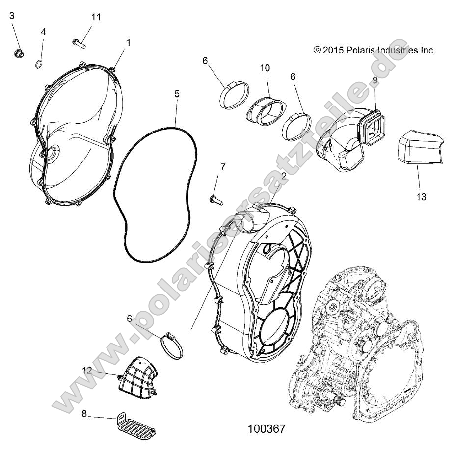 Body, Clutch Cover Body, Clutch Cover