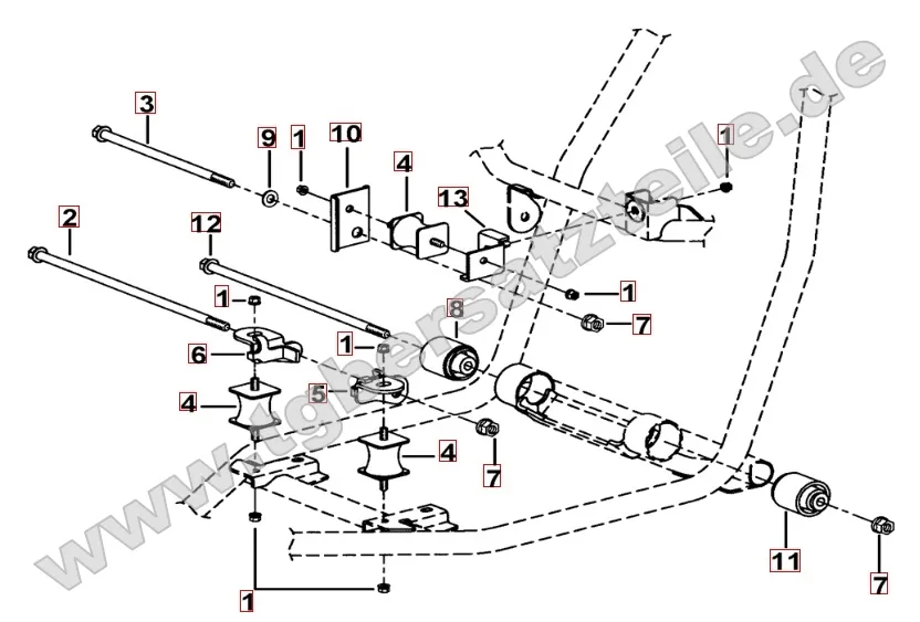 Motoraufhängung Motoraufhängung
