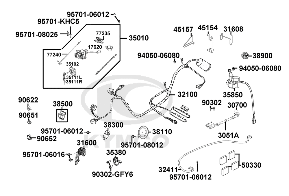 Elektrische Anlage & Schlosssatz Elektrische Anlage & Schlosssatz