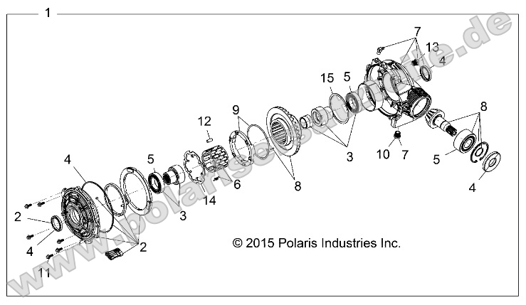 Drive Train, Front Gearcase