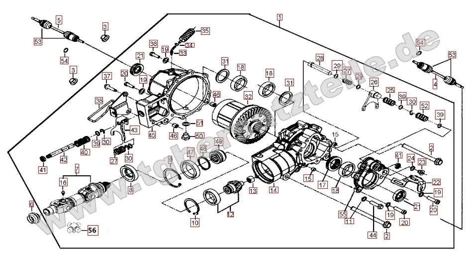 Differenzial vorne Differenzial vorne
