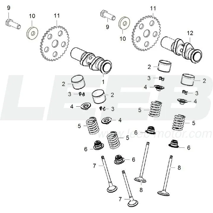 Nockenwelle / Ventile Nockenwelle / Ventile