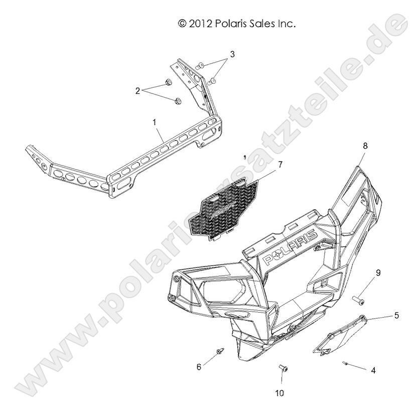 BODY, FRONT BUMPER BODY, FRONT BUMPER