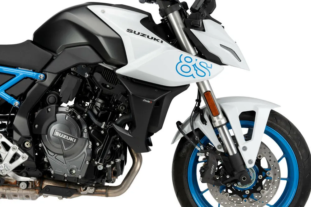 Puig Naked Side Downforce Spoiler - schwarzmatt - Suzuki GSX-8S - 21783J