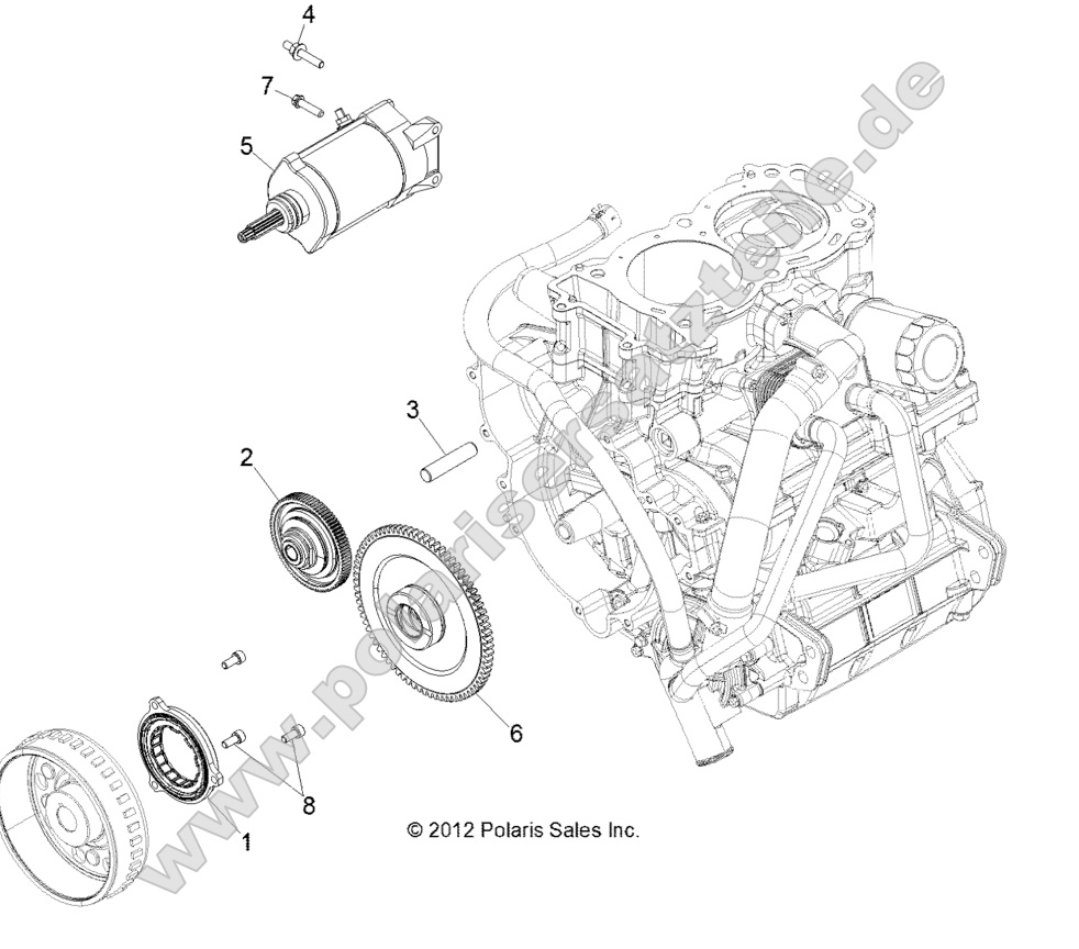 ENGINE, STARTER and DRIVE ENGINE, STARTER and DRIVE