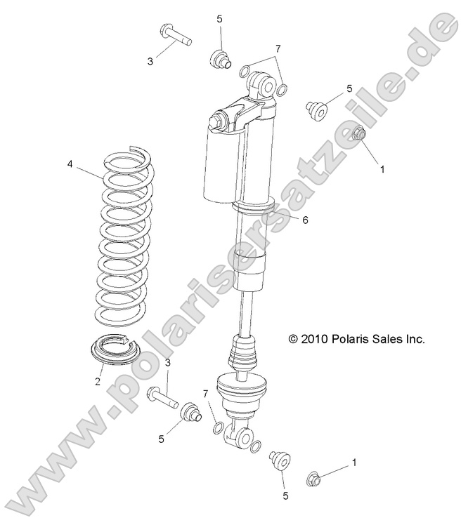 SUSPENSION, REAR SHOCK MOUNTING SUSPENSION, REAR SHOCK MOUNTING