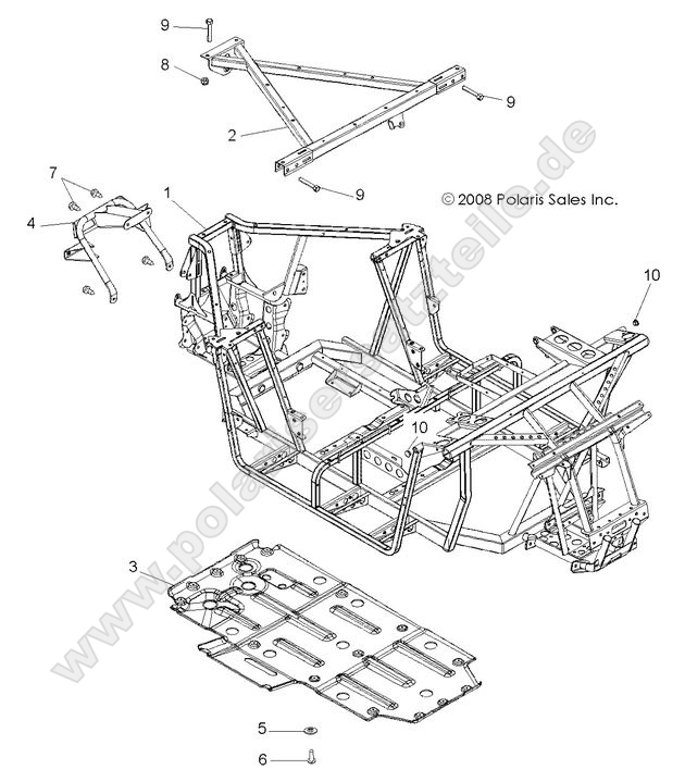 CHASSIS, MAIN FRAME and SKID PLATE