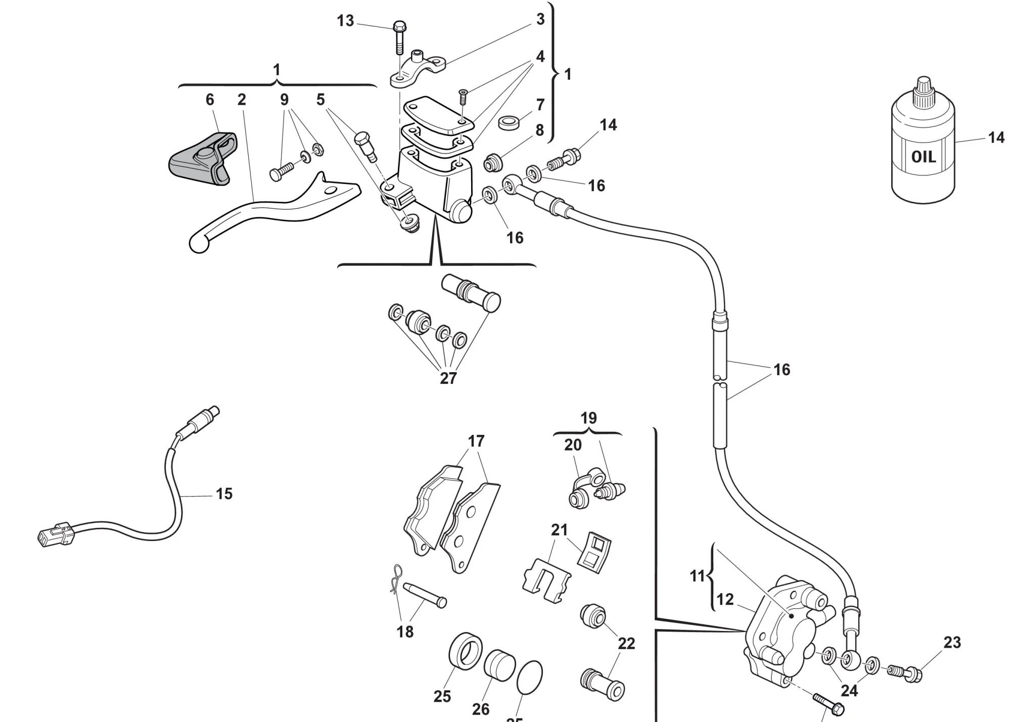 Bremssystem vorne Bremssystem vorne