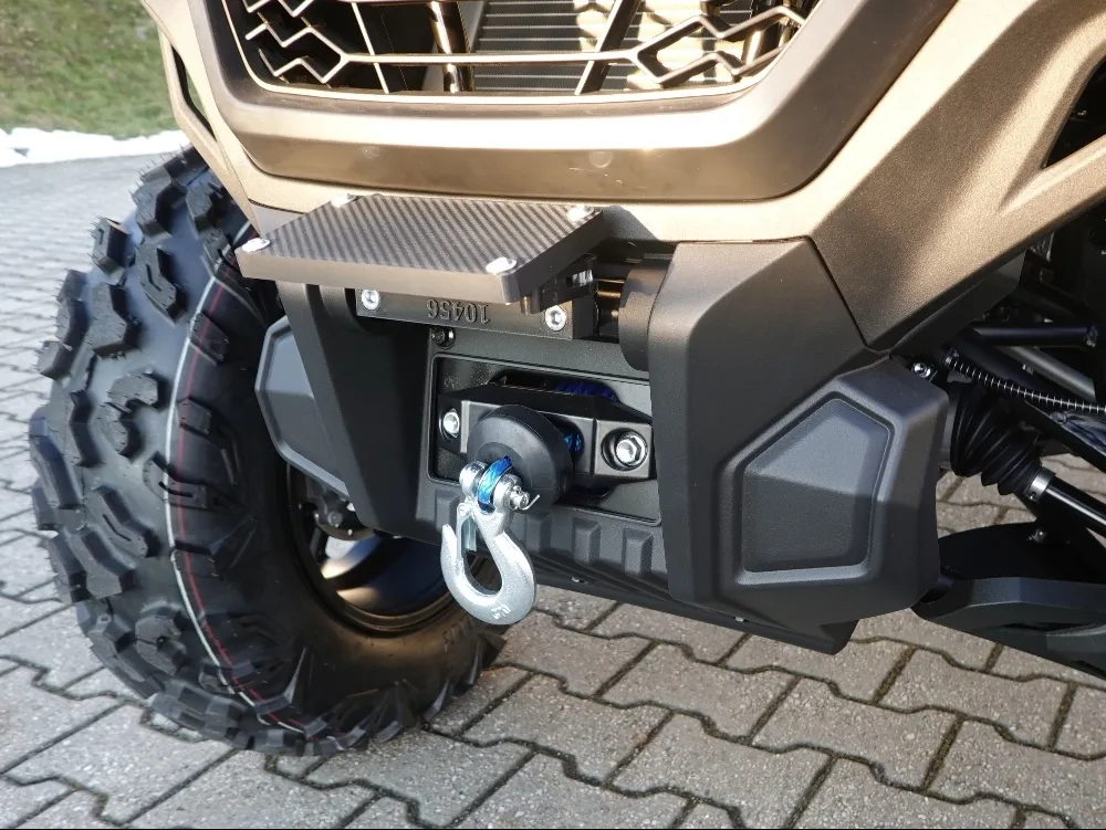 TMP Kennzeichenhalter vorne / Nummernschildhalterung klappbar - QJ Motor SFA 600 / 1000 one 2025-