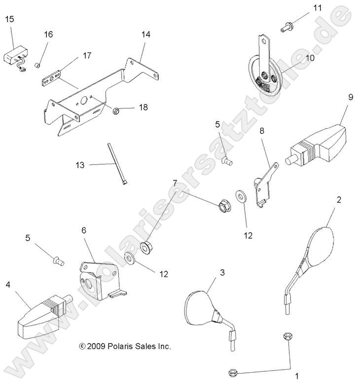 ELECTRICAL, TURN SIGNALS/MIRRORS/HORN ELECTRICAL, TURN SIGNALS/MIRRORS/HORN