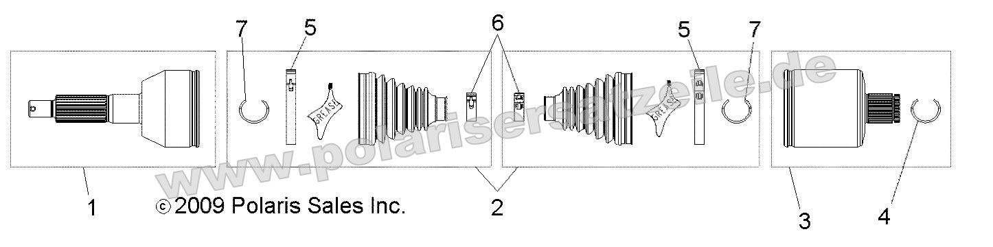 Drive Train, Rear Drive Shaft