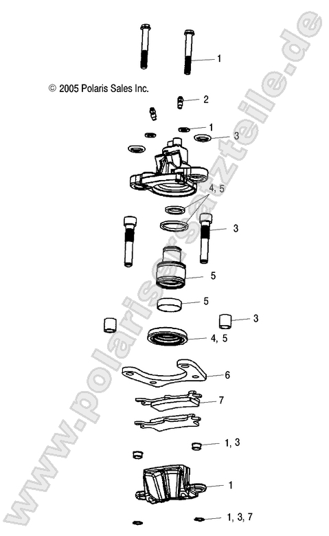 BRAKE CALIPER, REAR