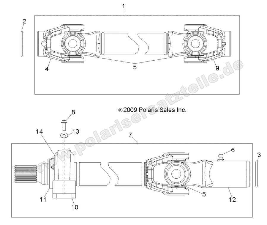 drive train front prop shaft drive train front prop shaft