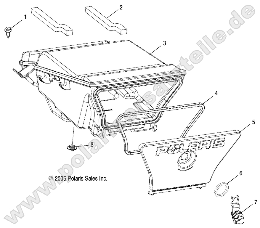 STORAGE BOX, REAR