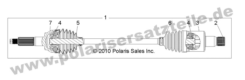 DRIVE TRAIN, REAR HALF SHAFT DRIVE TRAIN, REAR HALF SHAFT