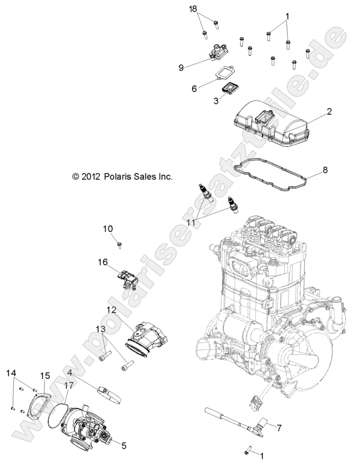 ENGINE, THROTTLE BODY and VALVE COVER ENGINE, THROTTLE BODY and VALVE COVER