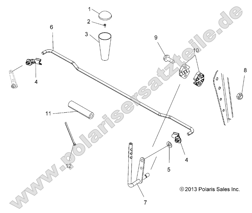 Drive Train, Gear Selector Drive Train, Gear Selector