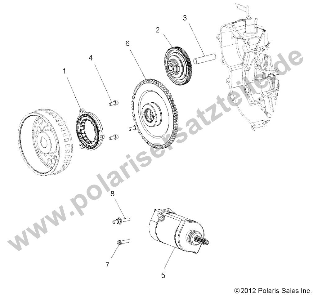 ENGINE, STARTER and DRIVE ENGINE, STARTER and DRIVE