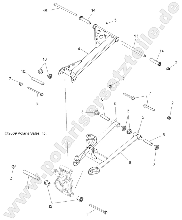 SUSPENSION, REAR SUSPENSION, REAR