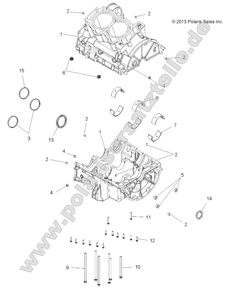 Engine, Crankcase