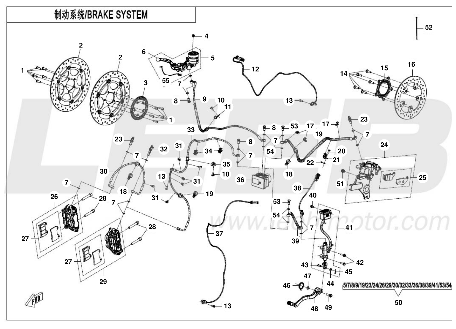 F08 BRAKE SYSTEM F08 BRAKE SYSTEM