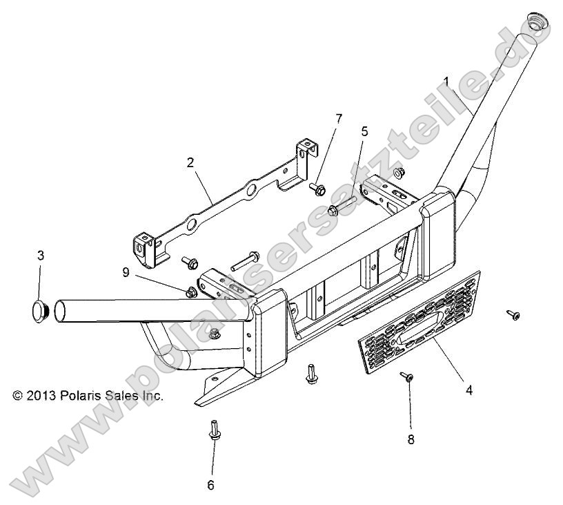 Chassis, Bumper, Front Chassis, Bumper, Front